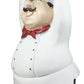 Ebros Master Bistro Chef Holding Melting Dome Tray Statue 14'Tall Head Cook With 'Welcome To My Kitchen' Sign Decor Figurine