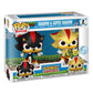 Funko Pop Sonic The Hedgehog Shadow & Super Shadow Glow in The Dark 2 Pack Exclusive - Vinyl Collectible, Model 71326