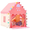 Kids Play Tent with Rug for Girls Large Fairy Playhouse for Kids Princess Castle Tent Gift Toys for Girl Toddler Children Play H