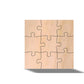 9 Piece Blank Wooden Puzzle, 1/4'' Thick, Crafting Puzzles, Blanks For Sublimination (5X5 Inch Puzzle)