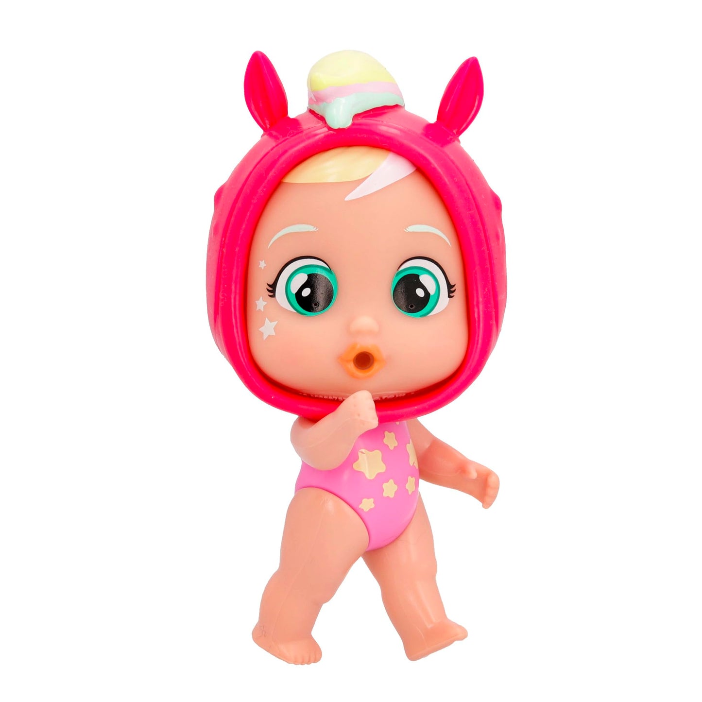 Cry Babies Magic Tears Talent Babies - Hannah, 6+ Surprises, Multicolor, Silicone, Great Gift for Kids Ages 3+