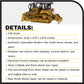 Diecast Masters CAT Caterpillar D6 Track Type Tractor Dozer with SU cutting edge and Operator High Line Series 1/50 Diecast Model 85553