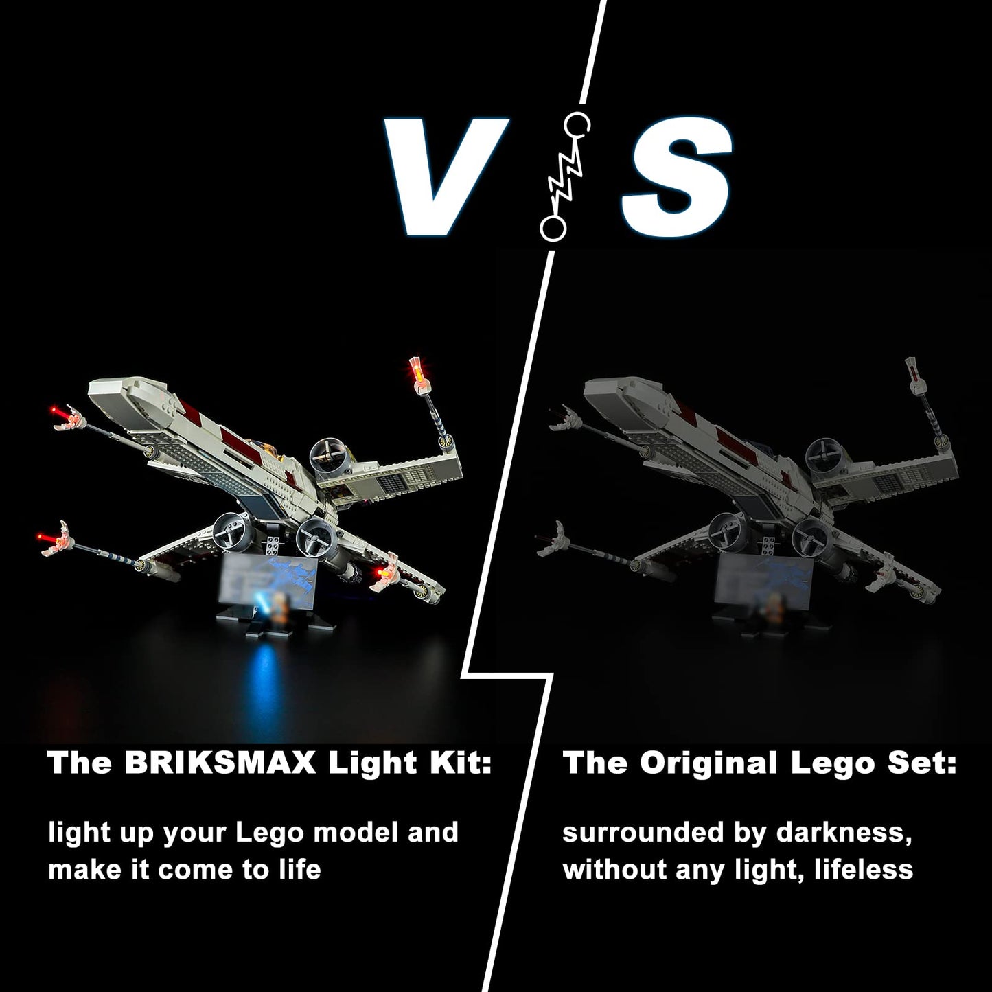 Briksmax Led Lighting Kit For Lego-75355 X-Wing Starfighter - Compatible With Lego Star Wars Building Blocks Model- Not Include