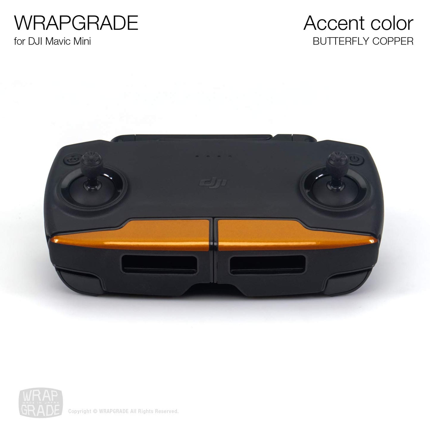 Wrapgrade Skin Compatible With Dji Mavic Mini | Accent Color (Butterfly Copper)