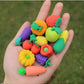 YOOKO 1 Pcs Chu Chu Sound Bathtub Toys for Toddler Kids (4 PC Duck Family)(Rubber)(Yellow) and Eraser Bottle Fruit Style