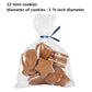 200 Poly Treat Bags 5x7 with 4 Twist Ties Assorted Colors - 1.4mils Thickness OPP Plastic Bags of Candy Cookie Treat (5 x 7)