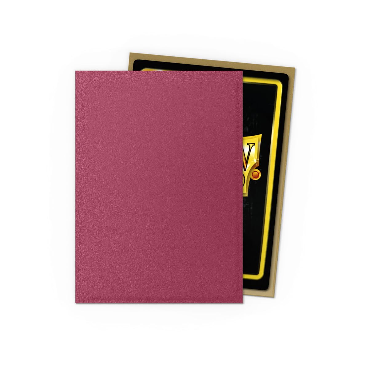 Dragon Shield Matte Dual Standard Size Card Sleeves 100 CT - Red/Gold, Premium PET TCG Sleeves for Pokemon, Flesh & Blood, Magic The Gathering