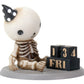 SUMMIT COLLECTION Luckyz Skeleton Birthday Figurine - Polyresin, White, Beige, Black