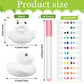50 Pcs 2 Inch White Blank Rubber Ducks In Bulk Valentines Day Gifts For Kids Ducks With Pens Of 24 Colors Float Squeak Funny Rubber Duck Bath Shower Toy Birthday Gift Activities Themed Party Favor