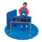 Children's Factory 18" Sensory Table - Blue Plastic Sandbox & Water Table for Kids, Model 1132, Medium Size