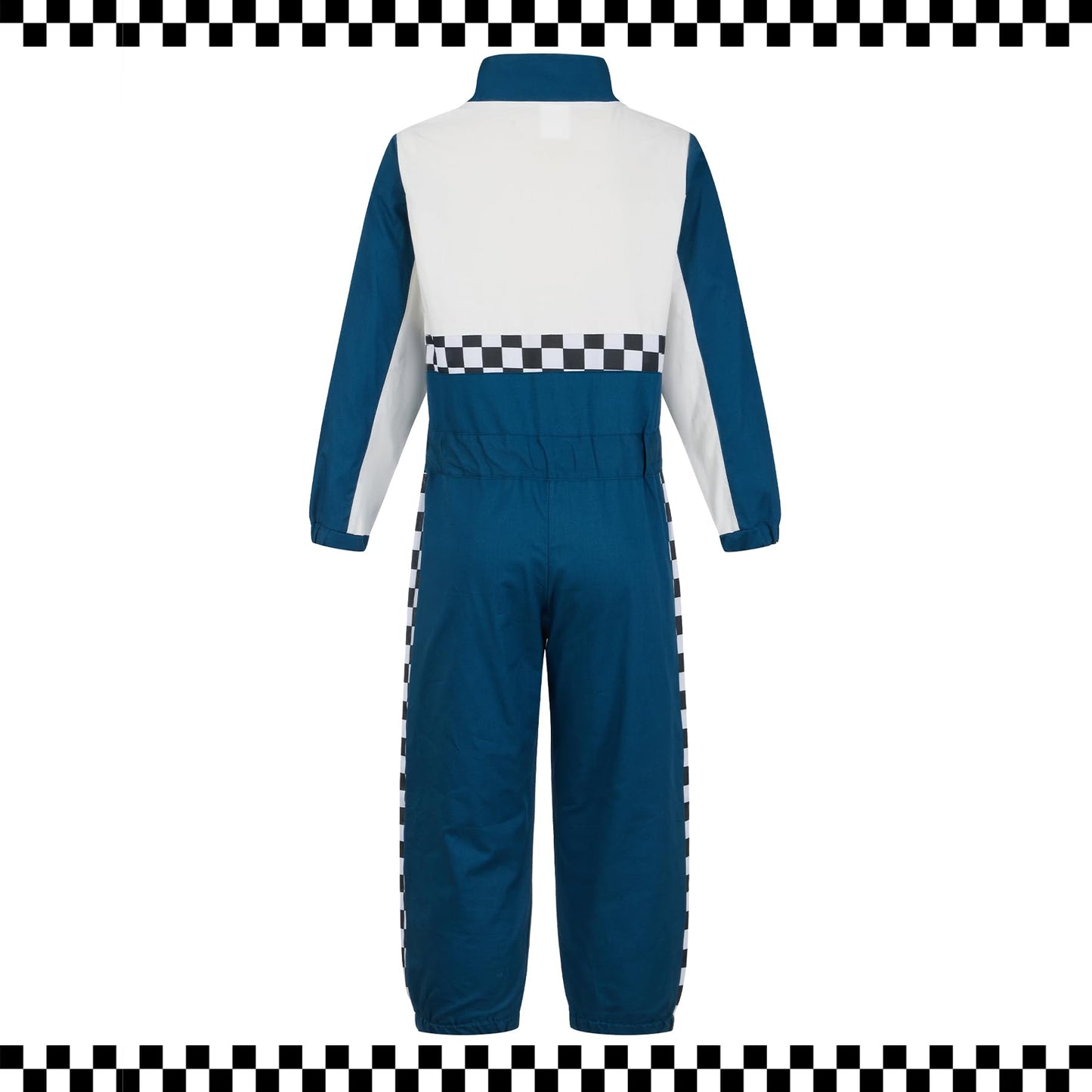 Kosgraiy Race Car Driver Costume Kid,Boy And Girl Racer Jumpsuit With Peaked Cap,Toddler Racing Costume Halloween,M/130