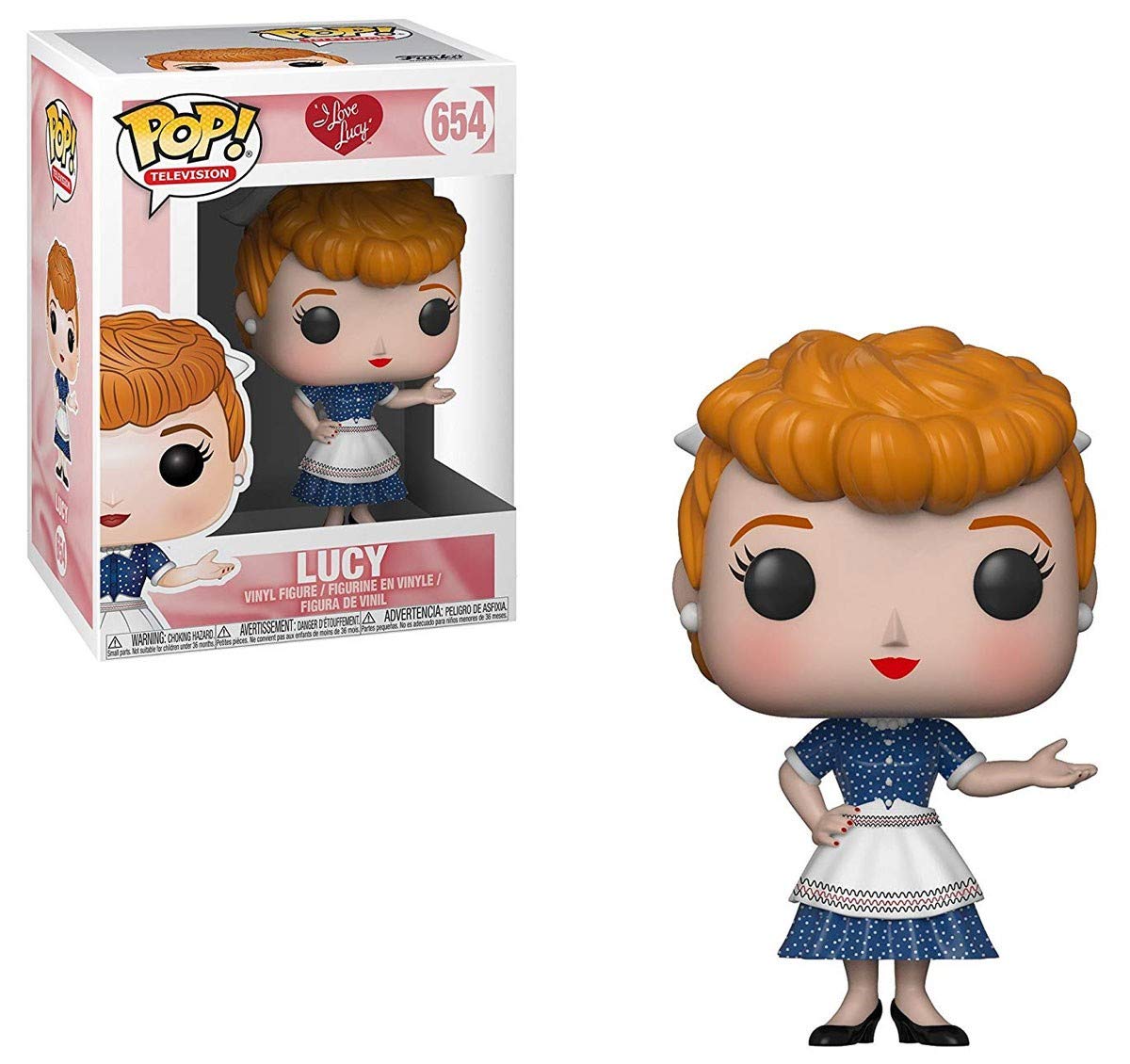 Funko Pop! Tv: I Love Lucy - Lucy Collectible Figure, Multicolor