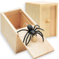 GIIOASA Fun Spider Money Surprise Box - Handcrafted Rubber Spider Prank - Beige - B09-single