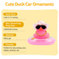 Wonuu Car Accessories Rubber Ducks Dashboard Decorations Rubber Duck Pink Accessories Dashboard Duck Car Decorations Car Ducks For Dashboard Car Duck Car Dashboard Decorations, Bg-Pink-Cowboywhitepink
