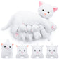 Skylety Nurturing Cat Stuffed Animal With 4 Plush Kittens, Cat Baby Stuffed For Girls And Boys Plushy Mommy Kitty With Baby Kittens For Birthday Party Favors Gifts(Warm Style)