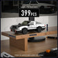 Mould King Ae86 Initial D Car Models Building Sets With Display Case, 27013 Collectible Model Car Kits Race Car Building Blocks, Speed Champion Car Building Kits For Adults Kids 8+(399 Pcs)