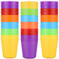 Eccliy 36 Pcs Kids Plastic Cups 8 oz Drinking Toddler Cups, Rainbow