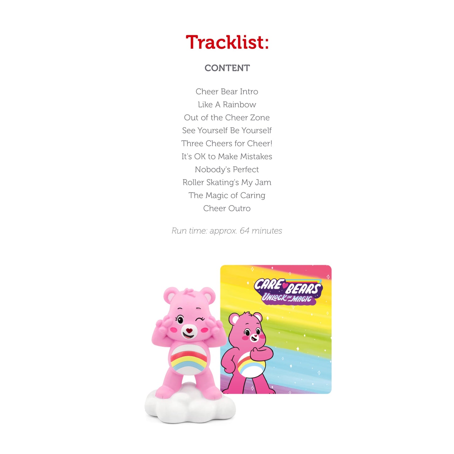 Tonies Cheer Bear Audio Toy Figurine From Care Bears