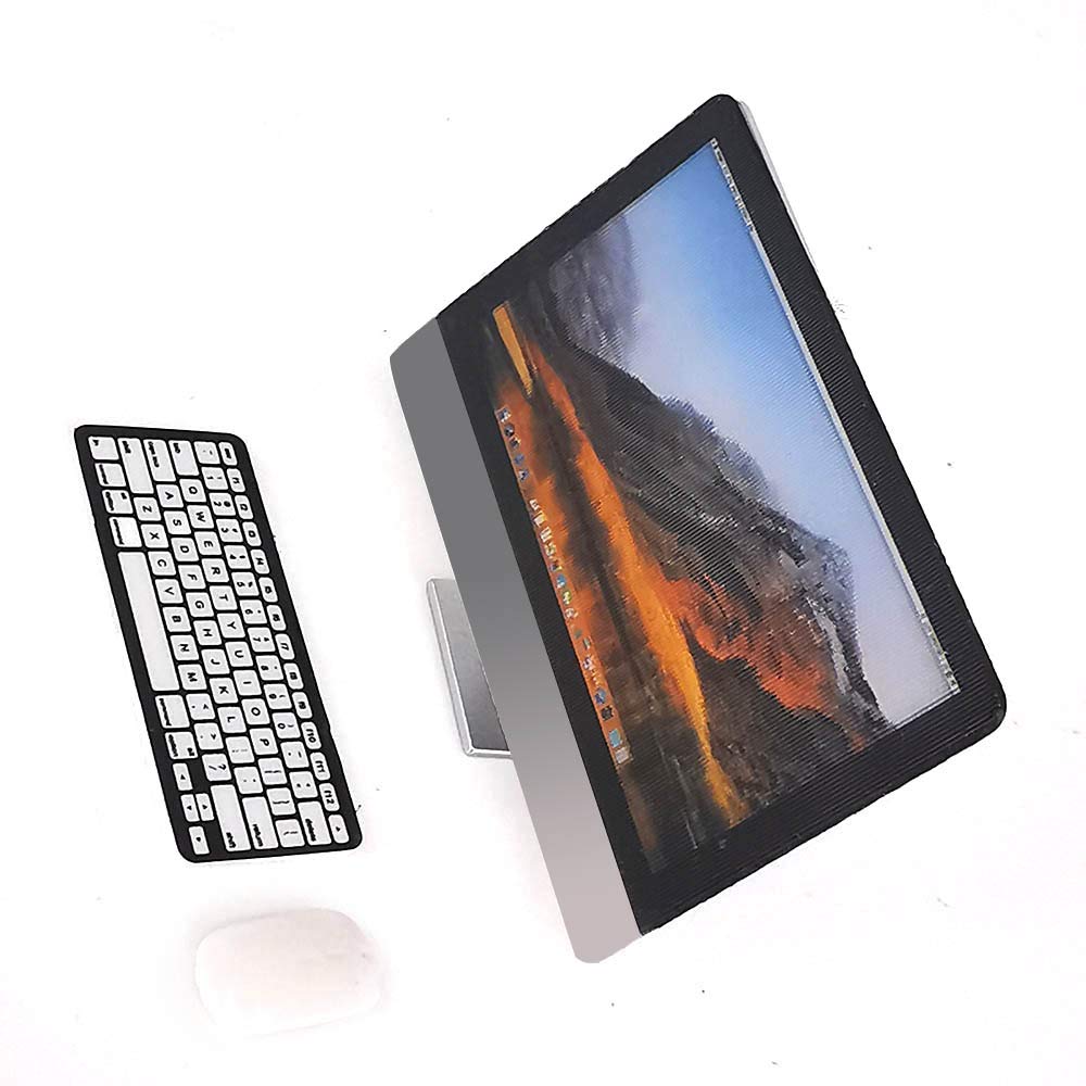 Dollhouse Decoration Miniature Accessories Dollhouse Computer Laptop Tablet Phone Simulation Accessories For Doll 1/6 1/12 Miniatures Play Set - 3 Pcs (Pc Style)