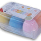 Easter Egg-Shaped Colorful Sidewalk Chalk - 6 Count
