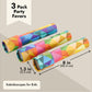 Blue Panda 3 Pack Prism Kaleidoscopes For Kids 8 Inches - Birthday Party Favors, Vintage-Style Educational Retro Toys (Geometric Pattern)