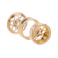 INJORA 1.0 Brass Beadlock Wheel -4.7mm Offset Rim for TRX4M Ascent18 SCX24 FCX24 1/24 1/18 RC Upgrade