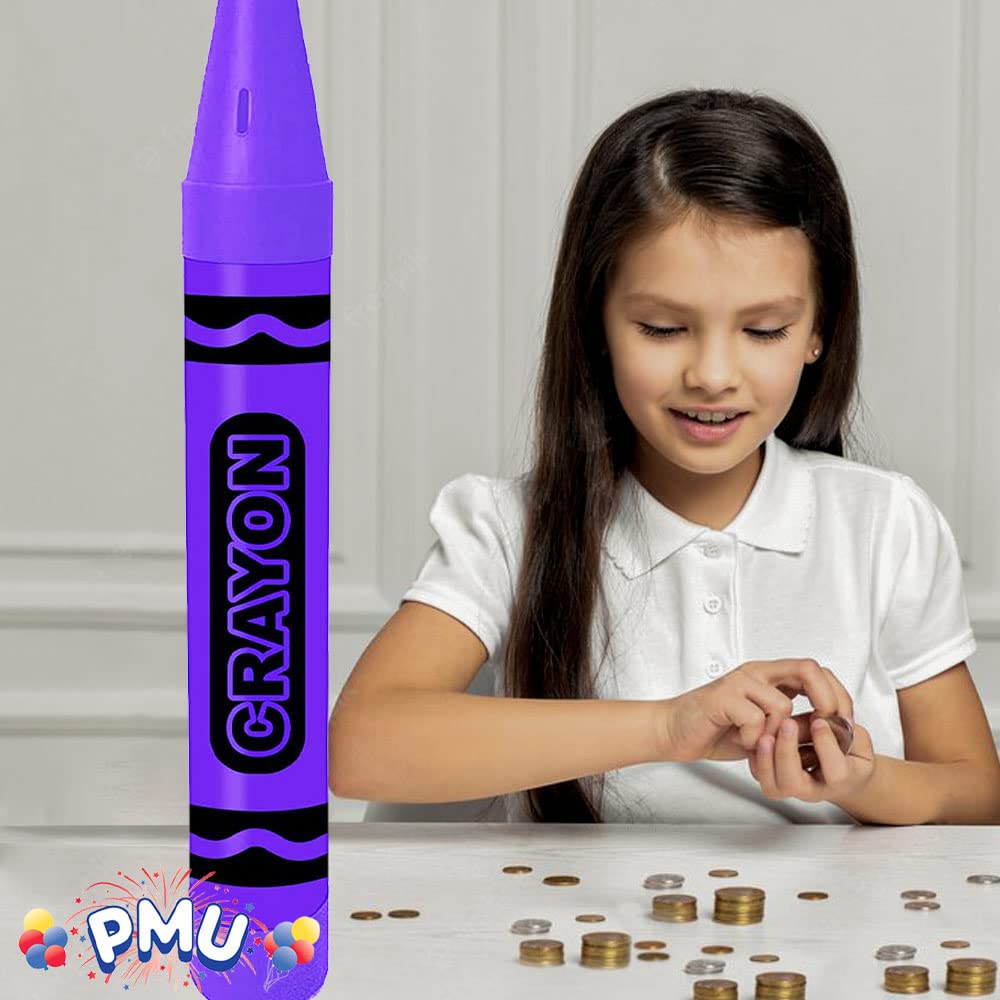 Pmu Giant Crayon Bank 36 Inch Purple Color (1/Pkg) Pkg/1