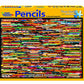 White Mountain Puzzles Pencil Collage - 1000 Piece Jigsaw Puzzle