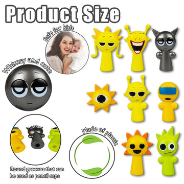 Action Figures, 8 Pcs Fun Collectibles With Intricate Details Toy Doll For Horror Music Game Fans Birthday Decorations Men Women