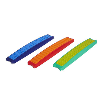 Gonge Tactile Planks - Element In The Gonge Build N' Balance System Balance Course Tactile And Sensory Surface Set Of 3