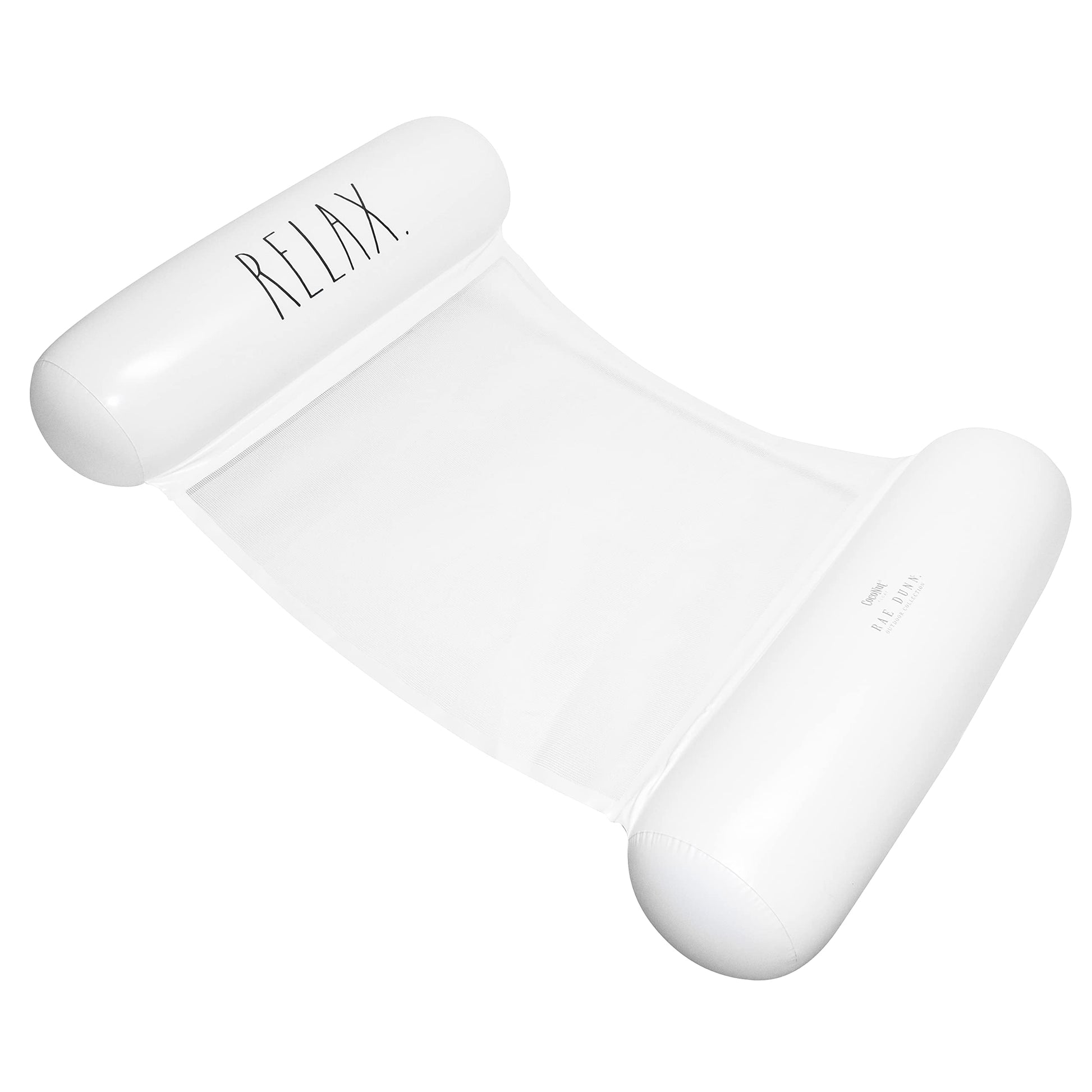 Coconut Float Rae Dunn x mature-themed Hck Float - Relax Theme - mature-themed Size Multi-Purpose Inflatable Drifter  Saddle Float & Lounge Chair - Versatile Ride-On for Summer & Swim Parties