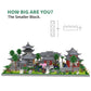 Kadablk Micro Block Set - Chinese Style Suzhou Garden, 3888 PCS, Medium, Plastic, Center of Courtyard, Model M2004 for Adults & Teens