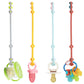 Smautolife Toy Safety Straps 4Pk Stretchable Silicone Pacifier Clips Baby Toddler Teether Bottle Harness Straps For Strollers,High Chair,Shopping Cart,Cribs,Exersaucer