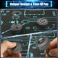 Transformable Fidget Spinner, Metal Hand Hammer Fidgit Toy For Kids Adults, Cool Shield Chain Fingertip Gyro Stress Relief Cube