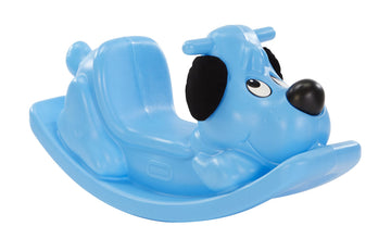 Little Tikes Rockin' Puppy - Blue, Small - Durable Plastic Toy, Model 658808MX1