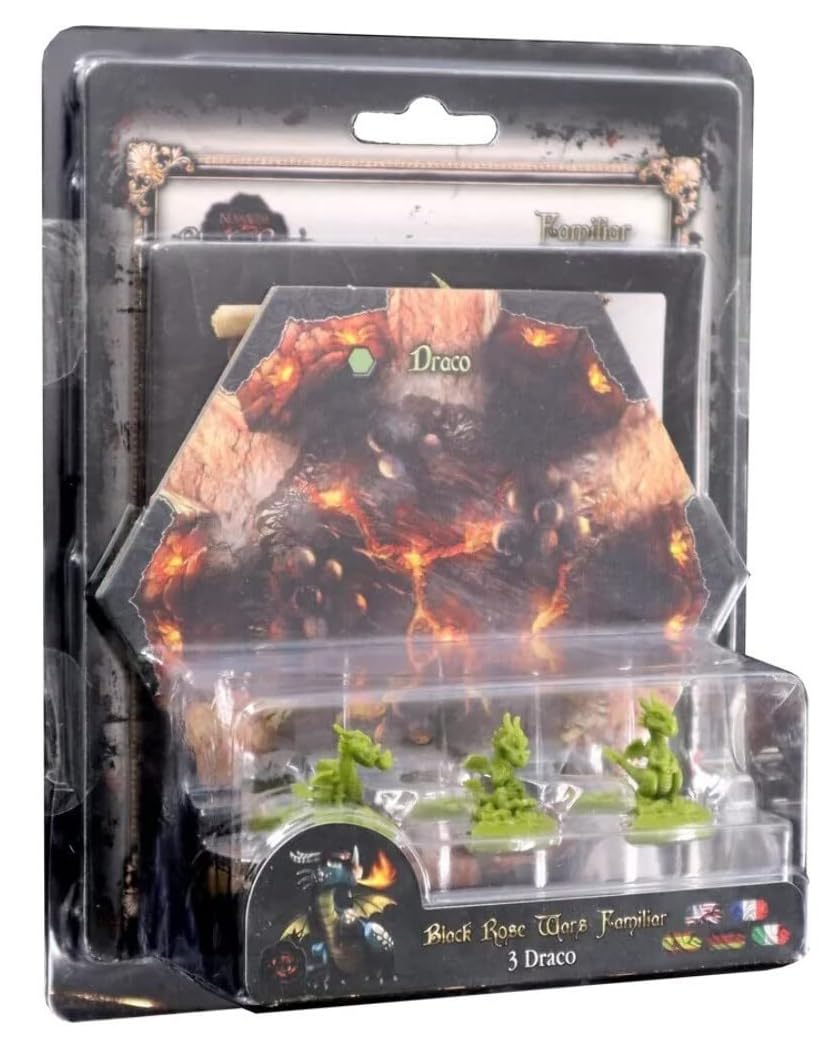 Ludus Magnus Studio Lmsblrw008 Black Rose Wars Familiars Draco Board Game
