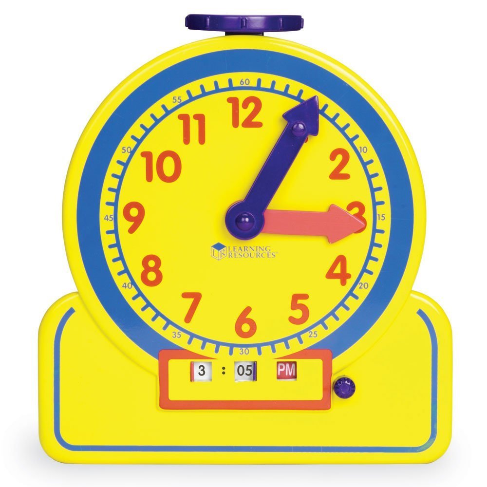 Learning Resources (LER2994) Primary Time Teacher Jr. 12 Hour, Multicolor, Multi-color