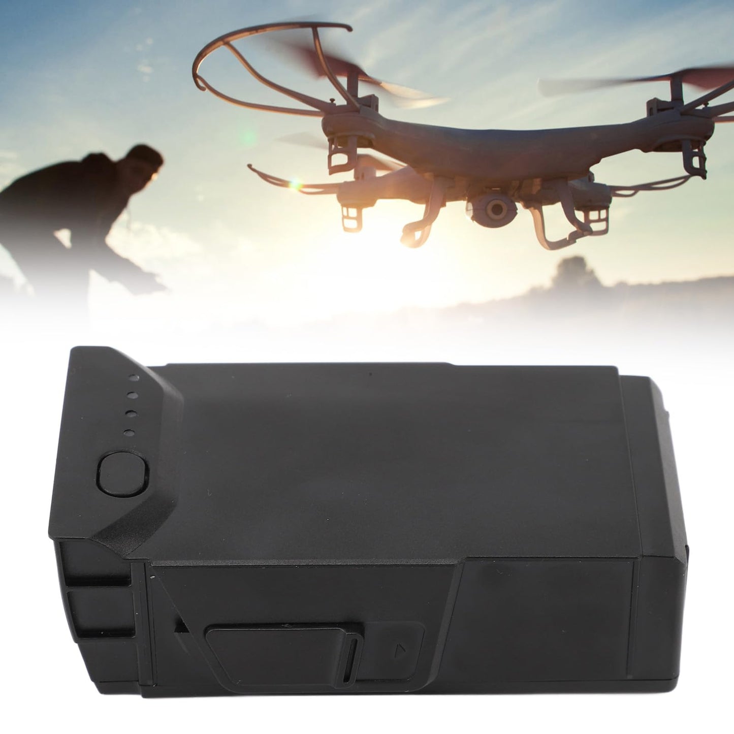 Btseury Drone Intelligent Flight Battery, Intelligent Flight Battery For Mavic Air 1 Drone Replacement Rechargeable 2375Mah 46 M