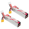 GAONENG 2PCS GNB 3S 550mAh 11.4V HV 100C LiPo Battery XT30 Connector for Brushless FPV Drone Torrent 110 BetaPFV Beta 85X