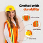 Funny Party Hats Construction Worker Costume Kids - Construction Dress Up - Construction Hat And Kids Construction Vest