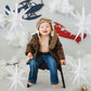 Toniful 4 Pcs 22Inch 4D Huge White Star Balloons Explosion Star Mylar Foil Balloons For Party Supplies Backdrop Christmas,Birthd