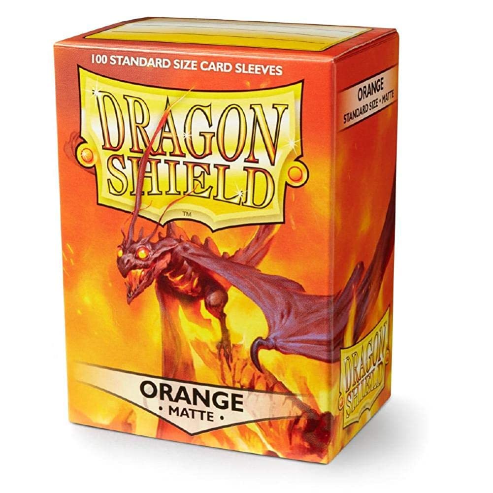 Dragon Shield Matte Orange Standard Size 100 Ct Card Sleeves Individual Pack