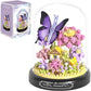 582 PCS Micro Brick Flower Butterfly Bouquet Building Sets  Animals Botanical Collection Blocks Model for mature-themed Toys Home Decor and Office Art Creative Gift Women  Mom Girl - Valentines Day Gift