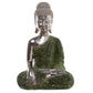 Puckator Thai Buddha Figurine-Metallic Meditation (1 Supplied), Height 21Cm Width 14Cm Depth 10Cm, Multi