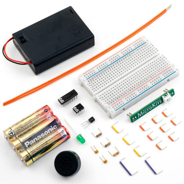 Microkits Theremin Electronics Kit | Educational Electronic Music Steam/Stem Kits For Kids Or Grown Ups| No Tools Needed Easy To