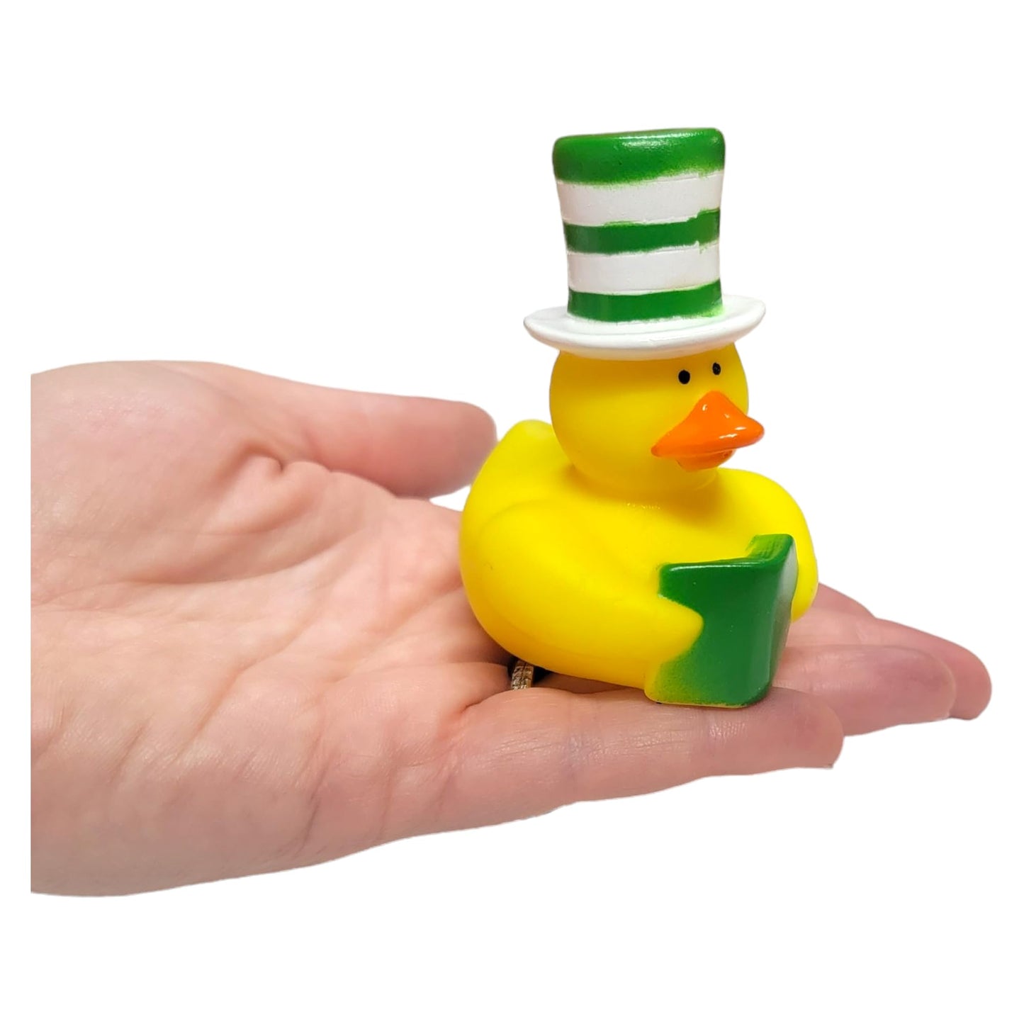 American Wit Cool Rubber Ducks (3') Larger Size. (12 Pack) Cute Duck Bath Tub Pool Toys. Stovepipe Hat Rubber Ducks