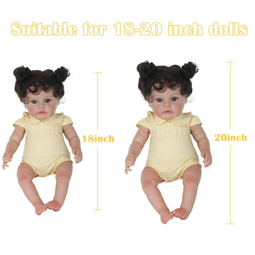 Kaydora Reborn Baby Doll Clothes, Suitable For 20-22 Inch Newborn Baby Doll,4 Pieces Suit