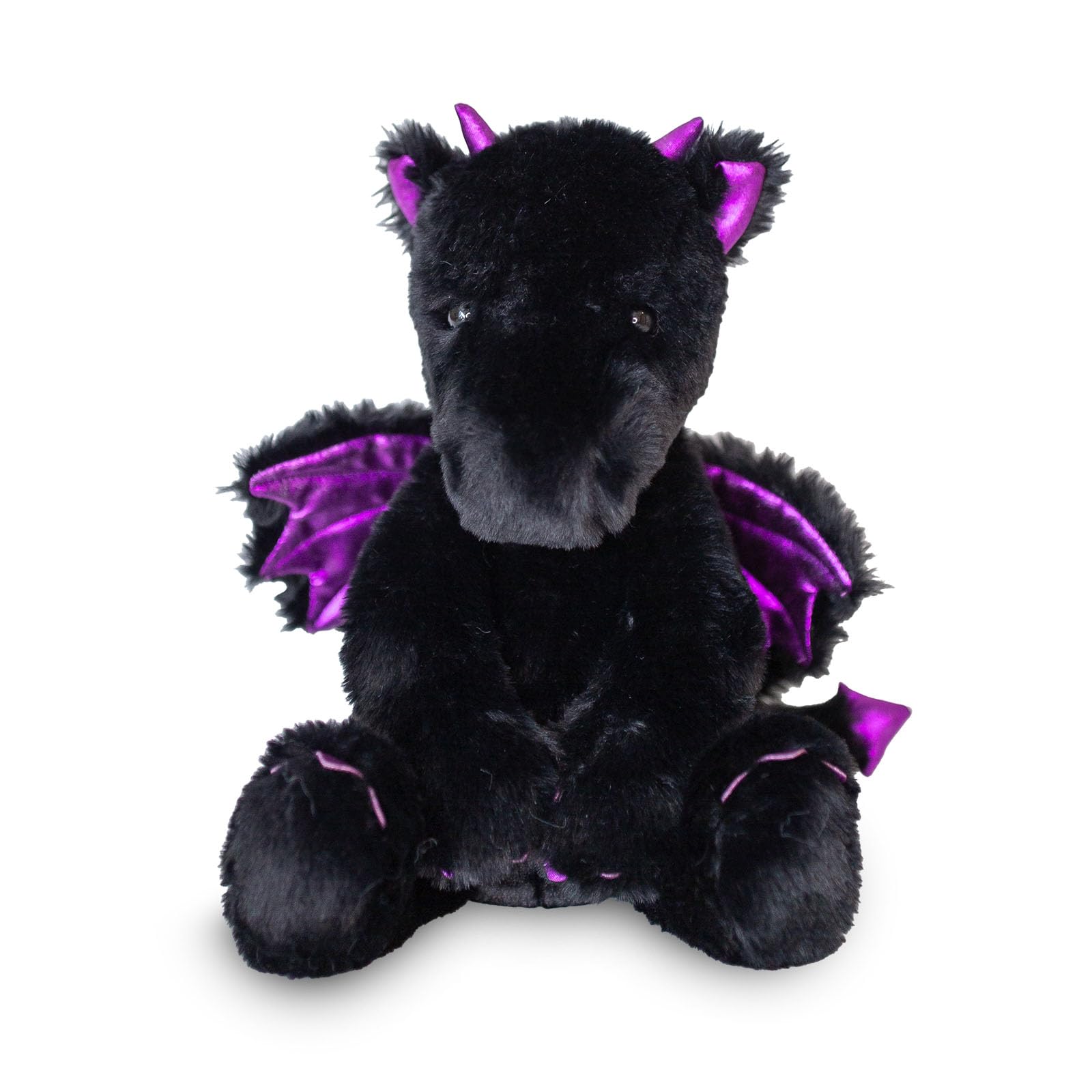 Worlds Softest Plush Midnight Dragon, Lushee 16 Stuffed Animal for Baby, Toddler, Kids, Adults - Dragon Plush Toy- Adorable Toy