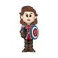Funko Vinyl Soda: Marvel: What If - Captain Carter - 1/6 Odds For Rare Chase Variant - Marvel Comics - Collectable Vinyl Figure