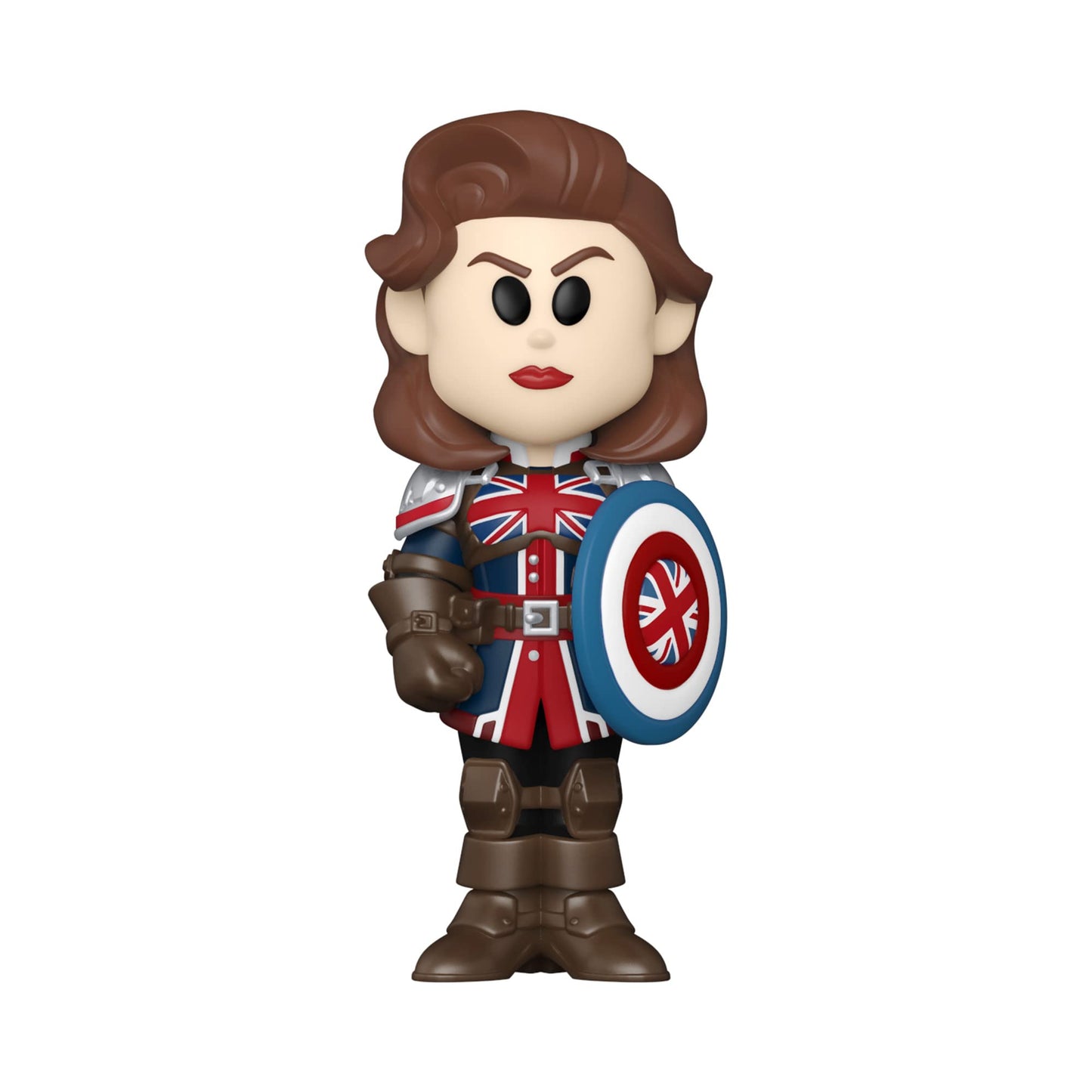 Funko Vinyl Soda: Marvel: What If - Captain Carter - 1/6 Odds For Rare Chase Variant - Marvel Comics - Collectable Vinyl Figure